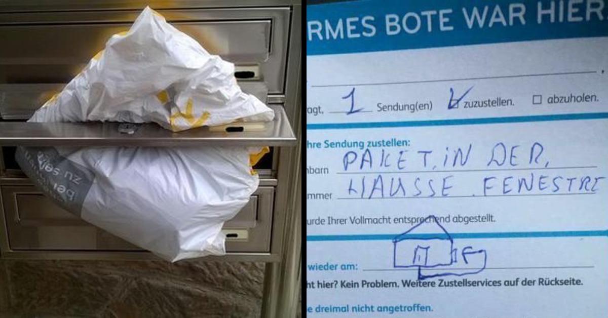 20 lustige Paketzustellungen zum Totlachen