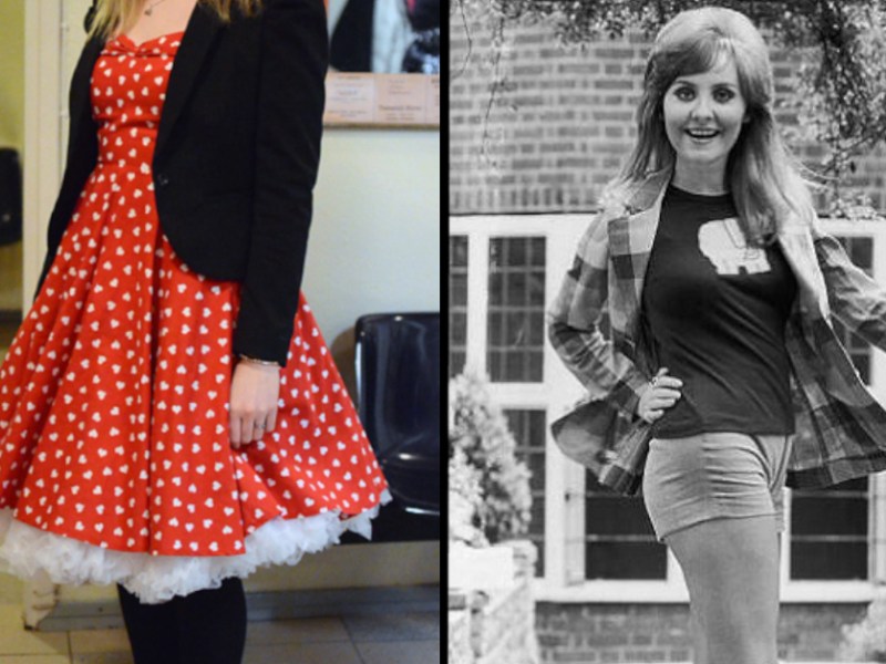 Petticoat und Hotpant