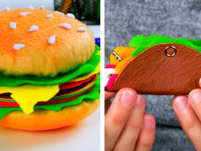 Fertiger Buger und Taco