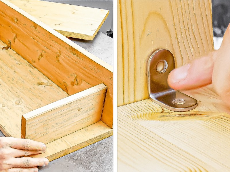 Schwebendes Regal wird selber gebaut