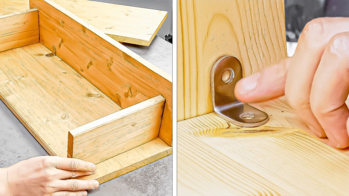 Schwebendes Regal wird selber gebaut