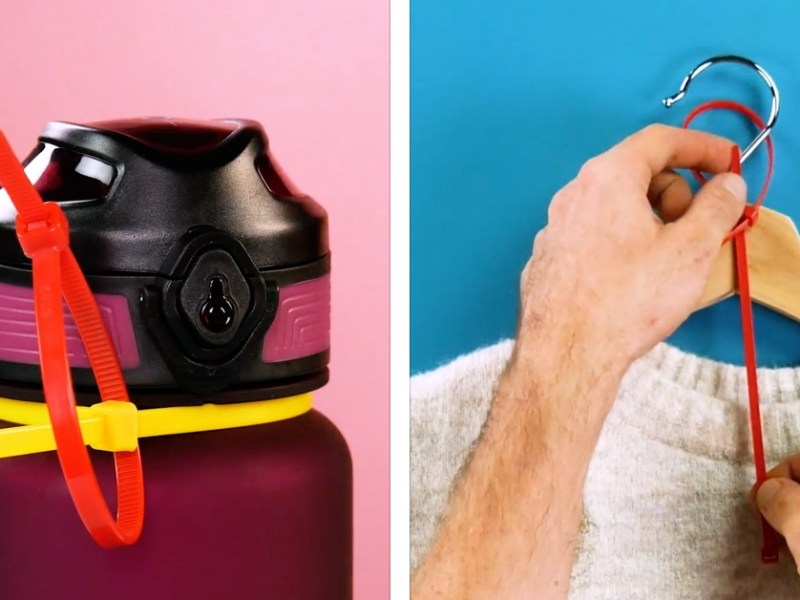 Tricks mit Kabelbindern, die Ordnung schaffen