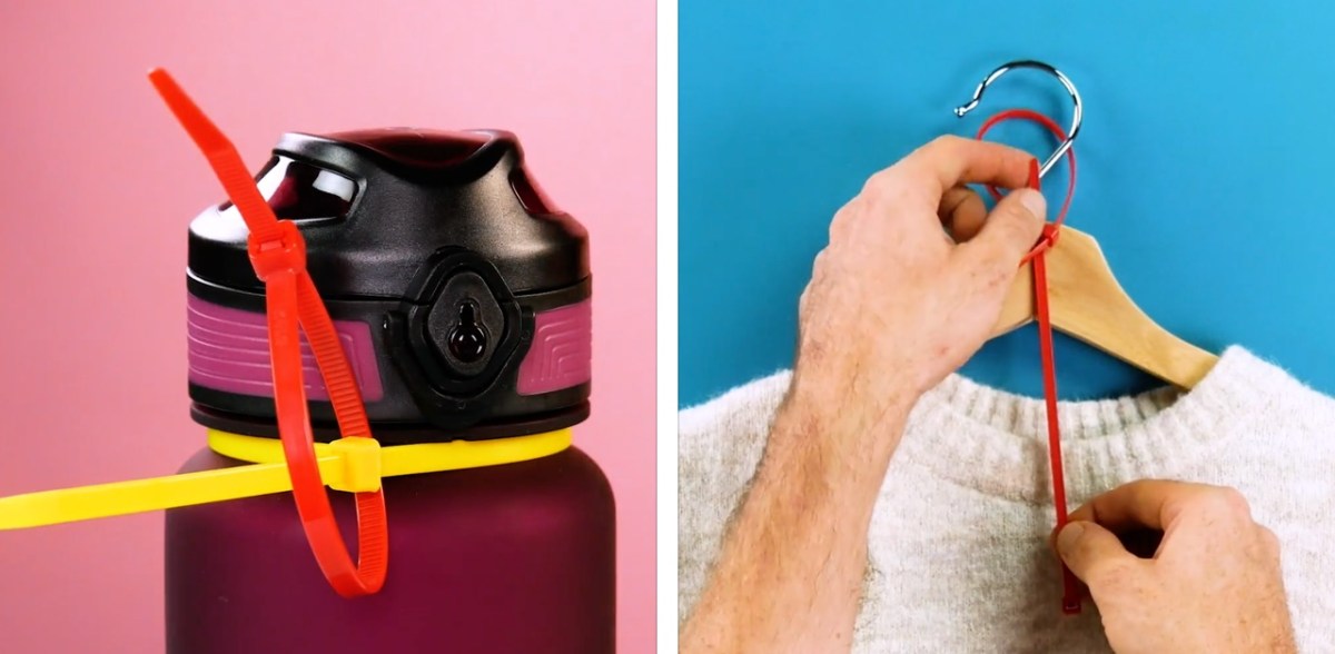 Tricks mit Kabelbindern, die Ordnung schaffen
