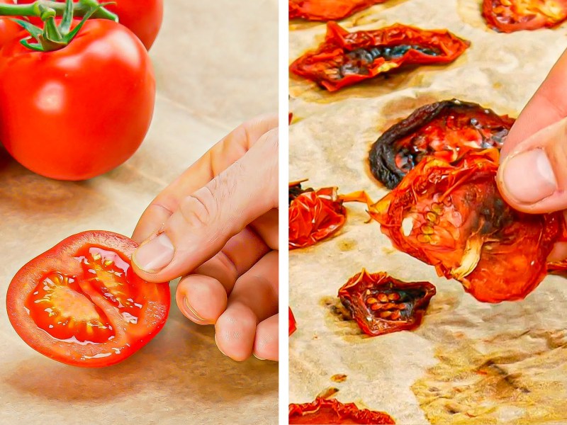 Tomaten trocknen