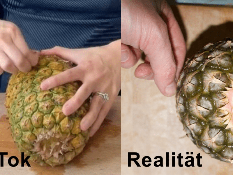 Ananas Tiktock Hack – Original und Realität