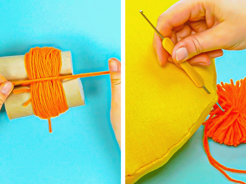 6 tolle DIY-Ideen für Kissen | Kissen selbst gestalten