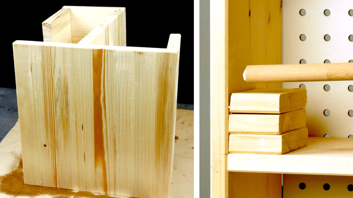 12 Ideen, um Holz in Möbelstücke zu verwandeln