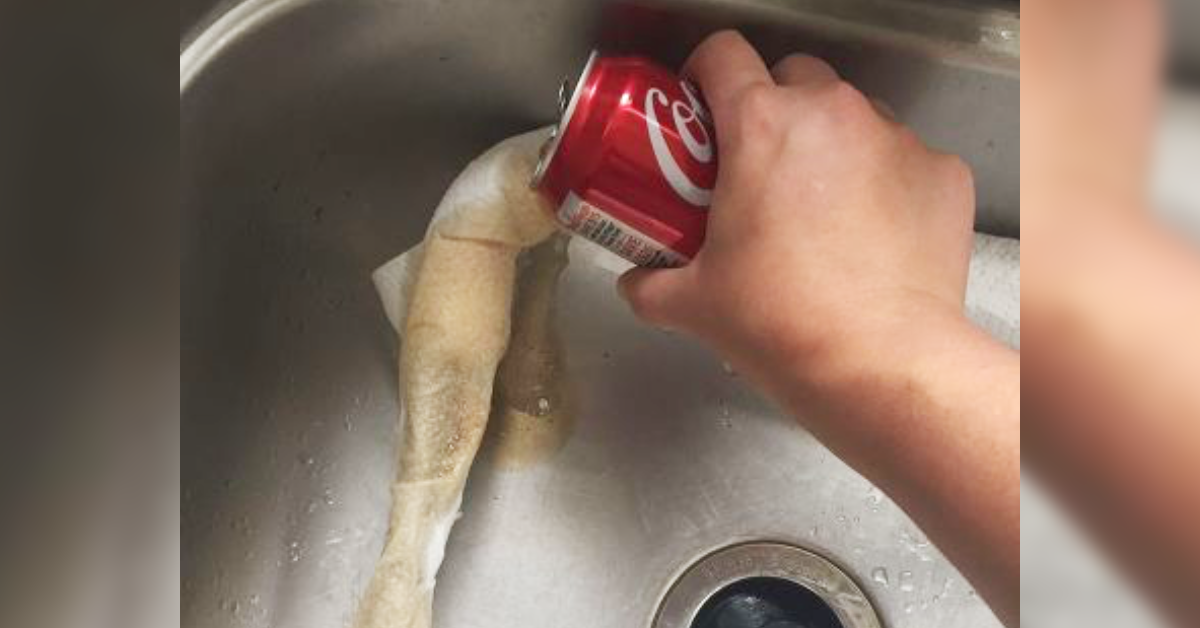 Cola als cleverer Rostlöser im Haushalt.