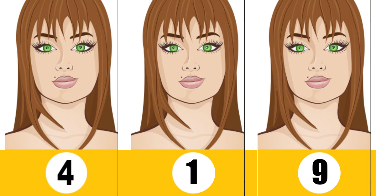 Drei Illustrationen braunhaariger Frauen mit den Zahlen 4, 1 und 9