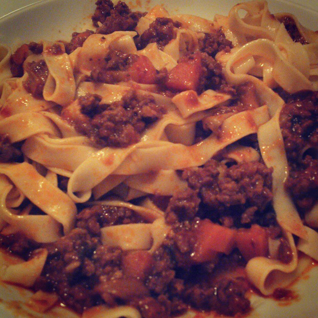 Tagliatelle ragu