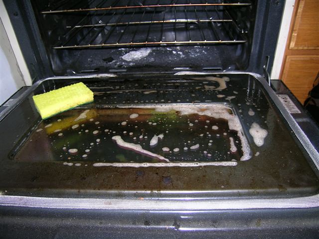 dirty oven