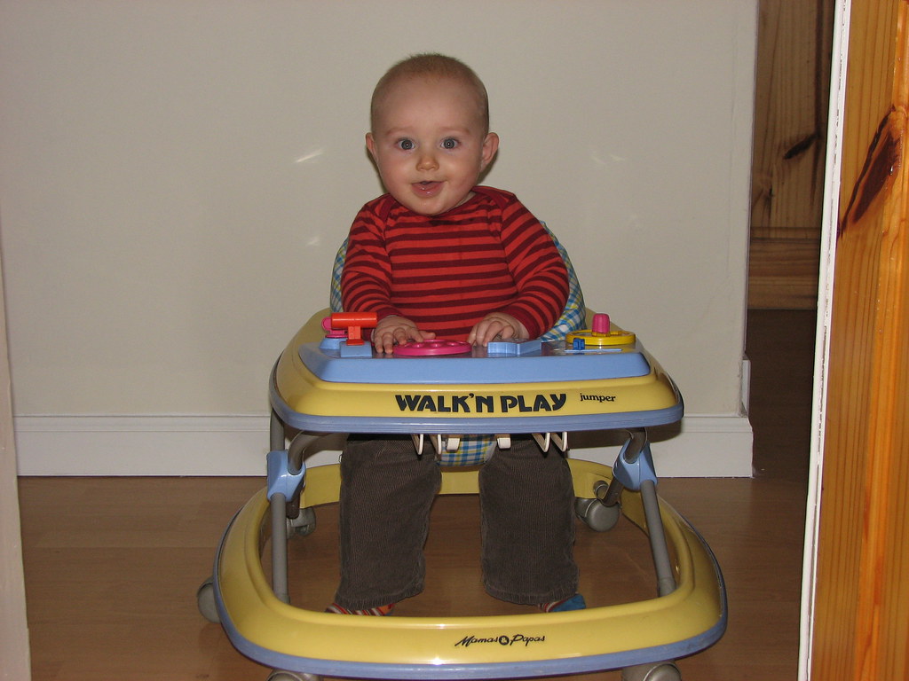 Owen in his Baby Walker