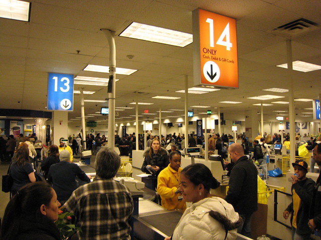 crowded Ikea