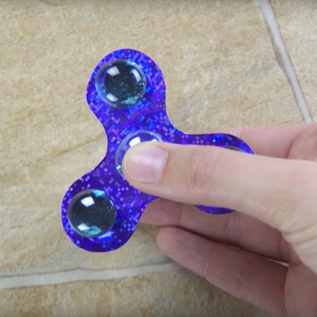 selbstgemachter Fidget Spinner 