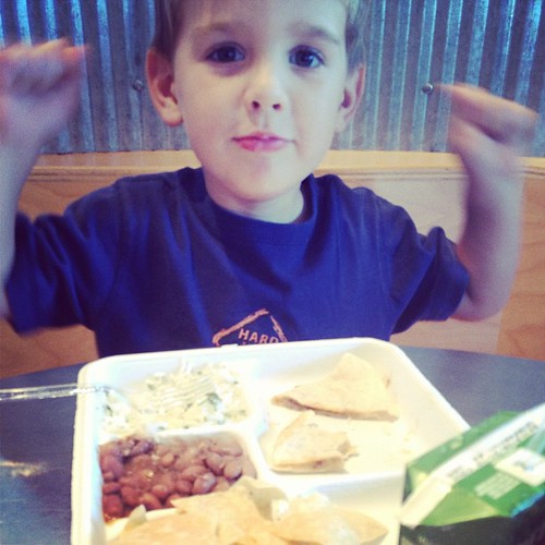 Chipotle has a kid's menu. Think I'll just start ordering this for myself!