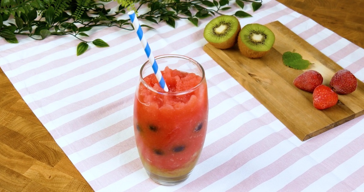 Ein Wassermelonen-Smoothie