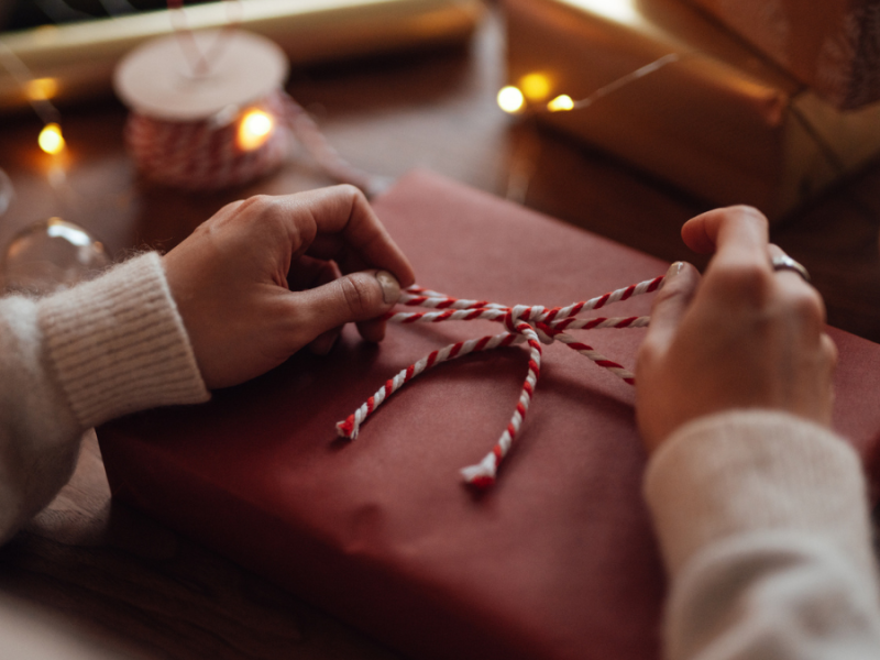 Geschenk verpacken für Geschenkideen