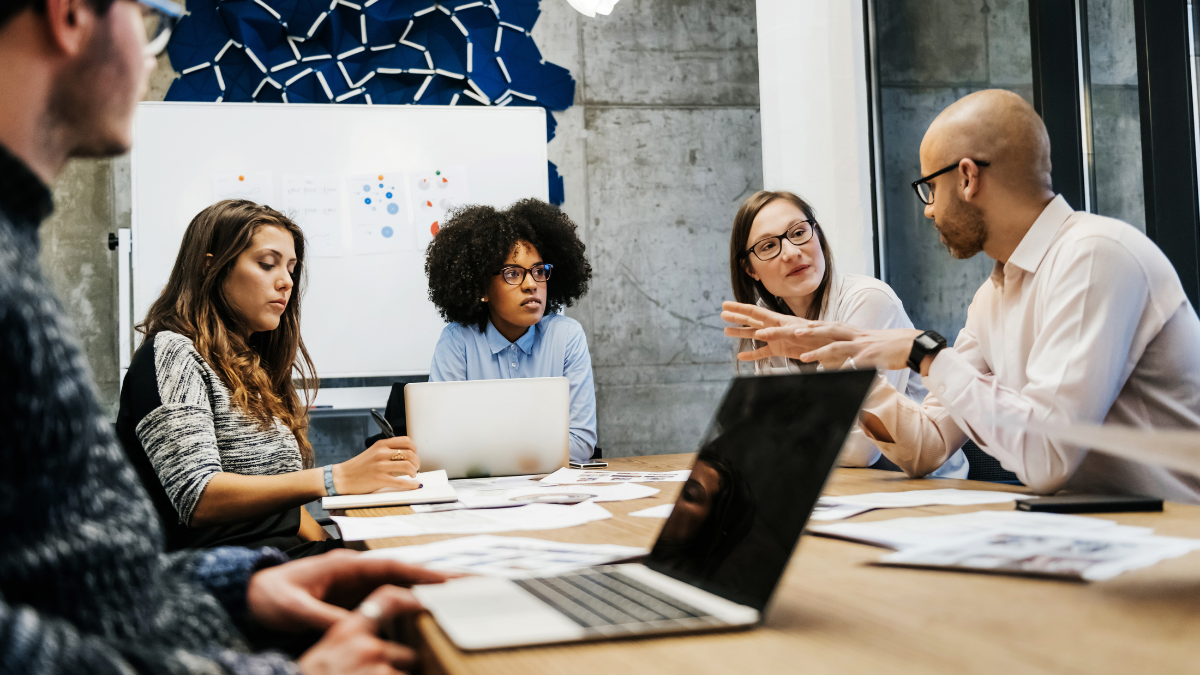 Meeting mit mehreren Personen