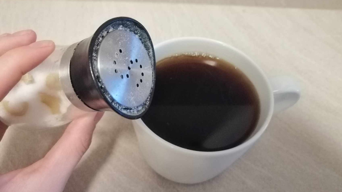 Warum du deinen Kaffee mit Salz trinken solltest.