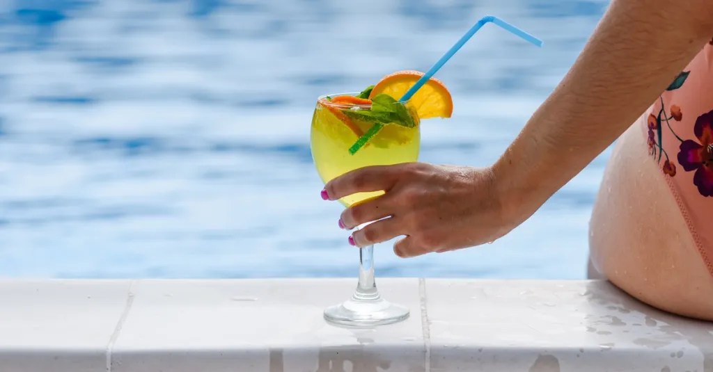 Gehe nicht ins Wasser, wenn du Alkohol getrunken hast!