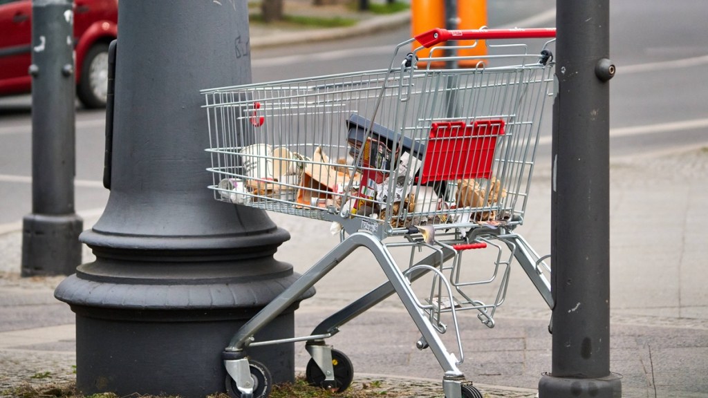 Den Einkaufswagen mit nach Hause nehmen