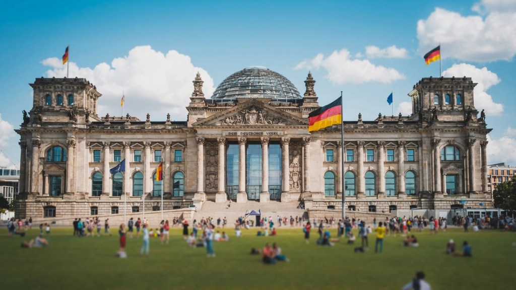 Die Fassade von Gebäuden auf Reisen