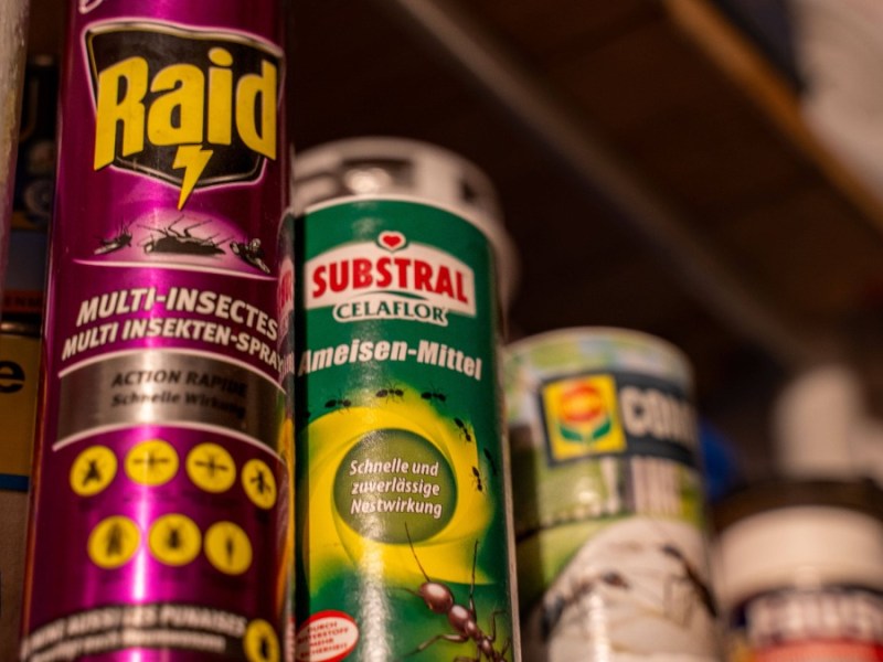 Insektenspray in einem Supermarkt